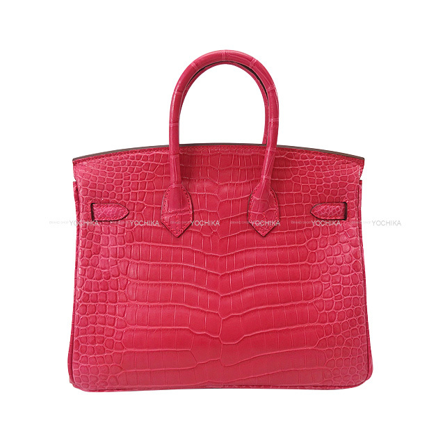 HERMES エルメス ハンドバッグ バーキン25 ローズエクストリーム