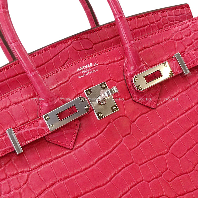 HERMES エルメス ハンドバッグ バーキン25 ローズエクストリーム