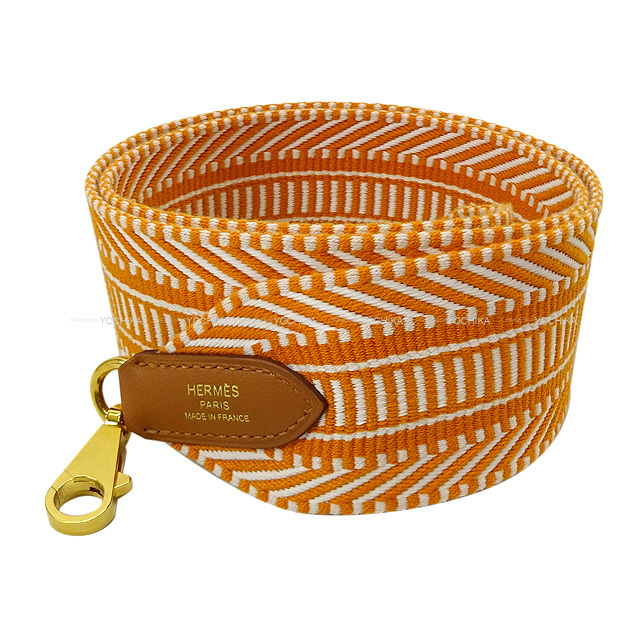 エルメスバンドリエール 50mm × 70cm HERMES エルメス ハンドバッグ バンドリエール 50mm 70cm サングル