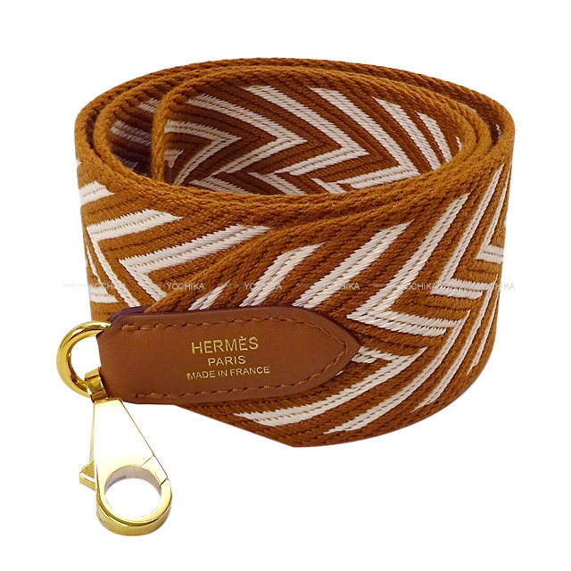HERMES エルメス ハンドバッグ バンドリエール 50mm 85cm サングル