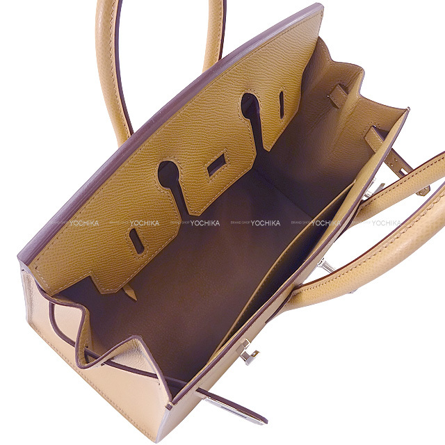 HERMES25フェルト HERMES エルメス ハンドバッグ バーキン25 セリエ 外縫い