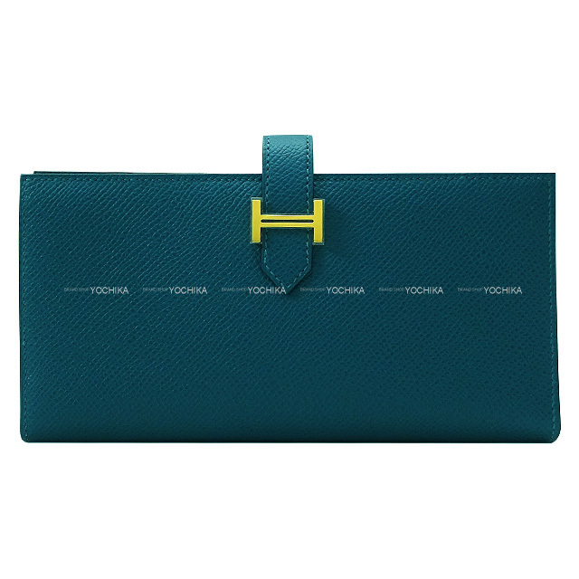 HERMES エルメス 長財布 ベアンスフレ ヴェールボスフォール HERMES エルメス 長財布 ベアンスフレ ヴェールボスフォール