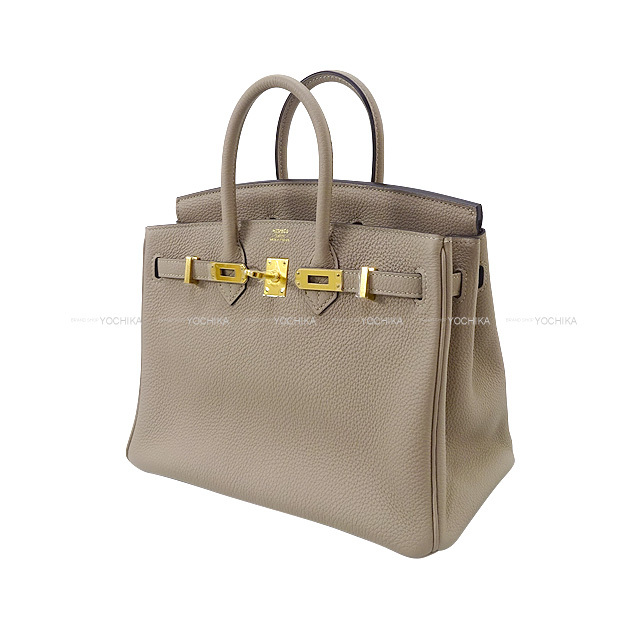 HERMES エルメス ハンドバッグ バーキン25 トゥルティールグレー (グリ