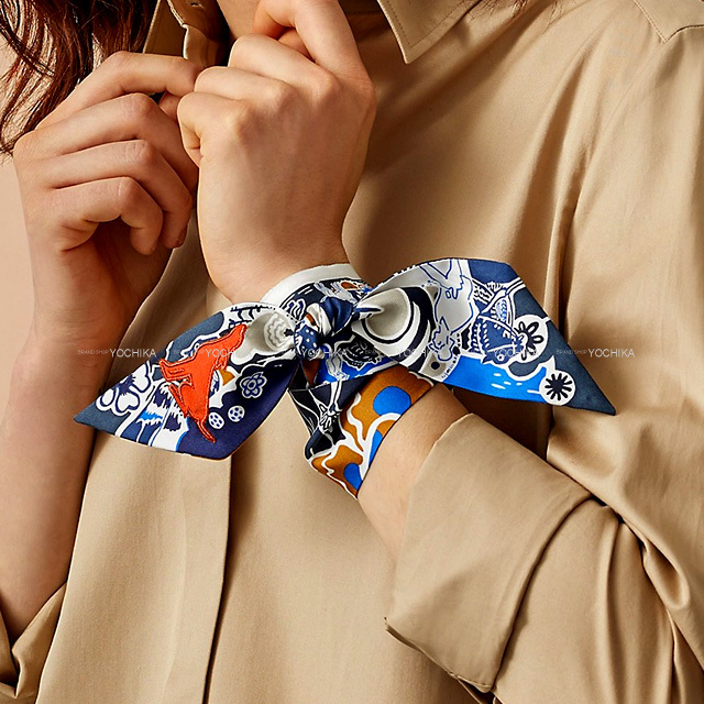 2021年 秋冬 新作 HERMES エルメス スカーフ ツイリー ステッカー  