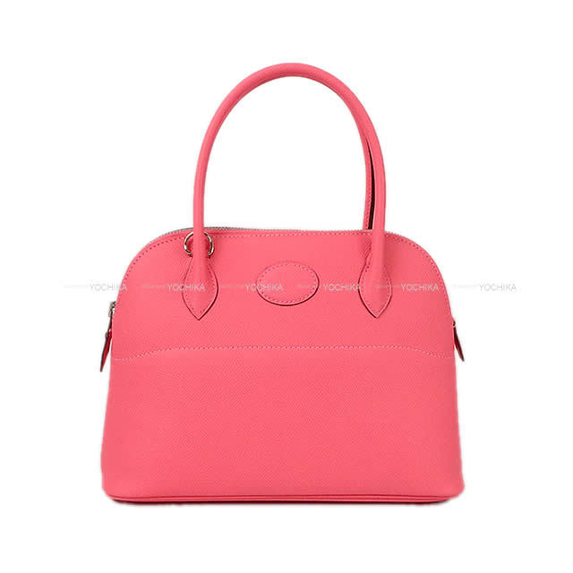 HERMES エルメス ショルダーバッグ ボリード27 ローズアザレ エプソン