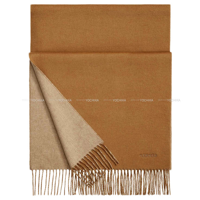 新作2021年 秋冬 HERMES エルメス マフラー バイカラー マフラー  