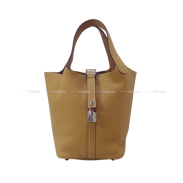 HERMES エルメス ハンドバッグ ピコタンロック 18 PM ビスケット