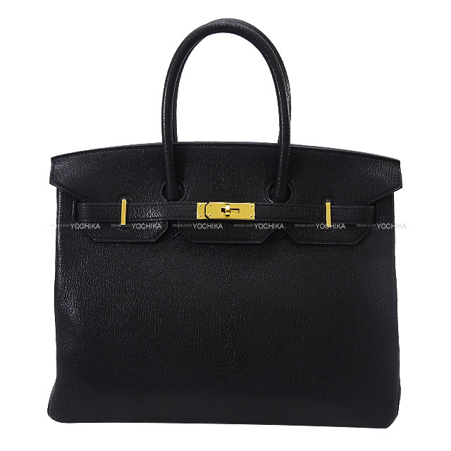 HERMES エルメス ハンドバッグ バーキン35 黒 (ブラック) シェーブルミゾル ゴールド金具 D刻印 新品未使用 HERMES エルメス ハンドバッグ バーキン35 黒 (ブラック) シェーブルミゾル ゴールド金具 D刻印 新品未使用