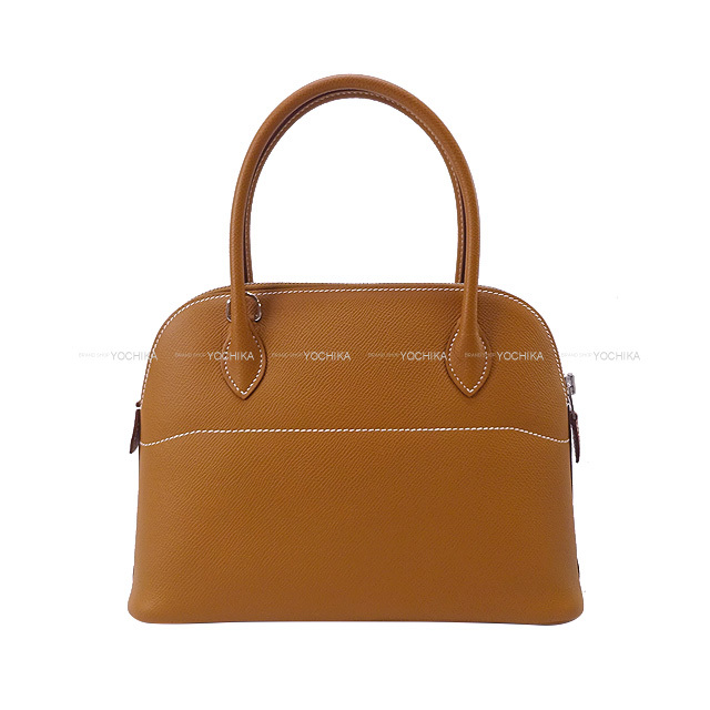 HERMES エルメス ショルダーバッグ ボリード27 ゴールド エプソン