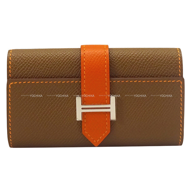 美品！エルメス ベアン キーケース バイカラー 4連 HERMES（1円 美品  