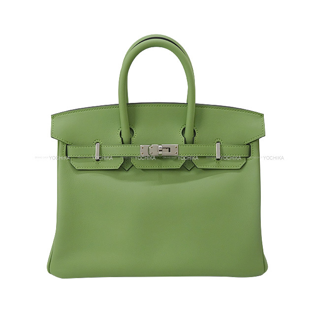 HERMES エルメス ハンドバッグ バーキン25 ヴェールクリケット