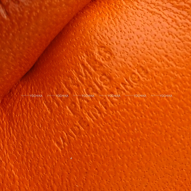 HERMES エルメス バッグチャーム ロデオ PM オレンジポピー/クレ