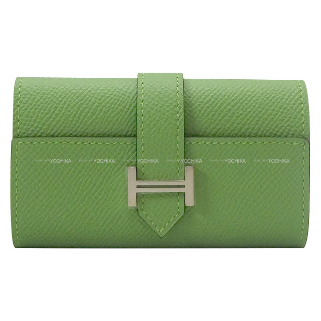 エルメス ベアン キーケース 4連 四連 小物 ヴォーエプソン エトープ  