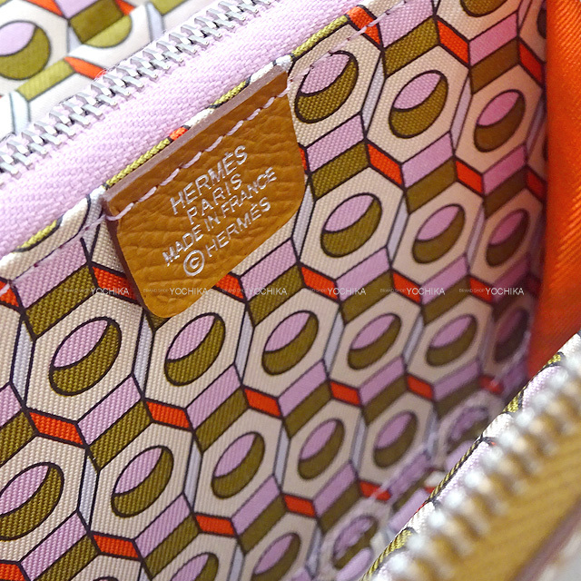 HERMES エルメス 二つ折り財布 アザップシルクイン コンパクト