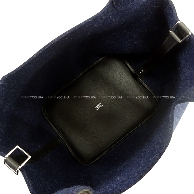HERMES エルメス ハンドバッグ ピコタンロック 22 MM ブルー