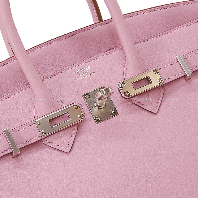 HERMES エルメス ハンドバッグ バーキン25 モーヴシルベストル