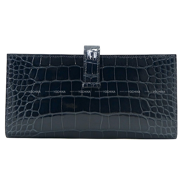【上杉】HERMES ベアンスフレ アリゲーター グレーネイビー 長財布 楽天市場】HERMES(エルメス) ベアン スフレ 長財布 ロング