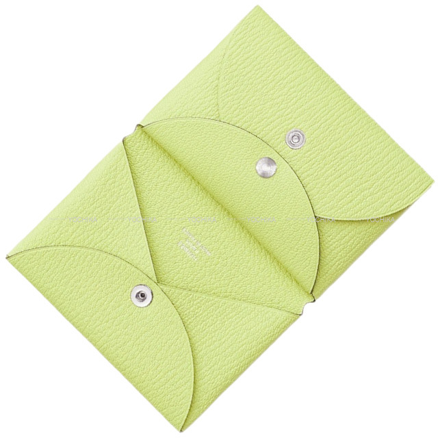 極美品 Z刻印『エルメス』カルヴィデュオ シェーブルミゾール ローズ  