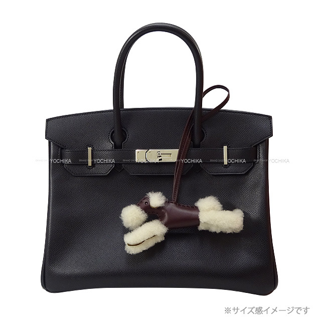 HERMES エルメス バッグチャーム バディ 犬 ルージュセリエ  