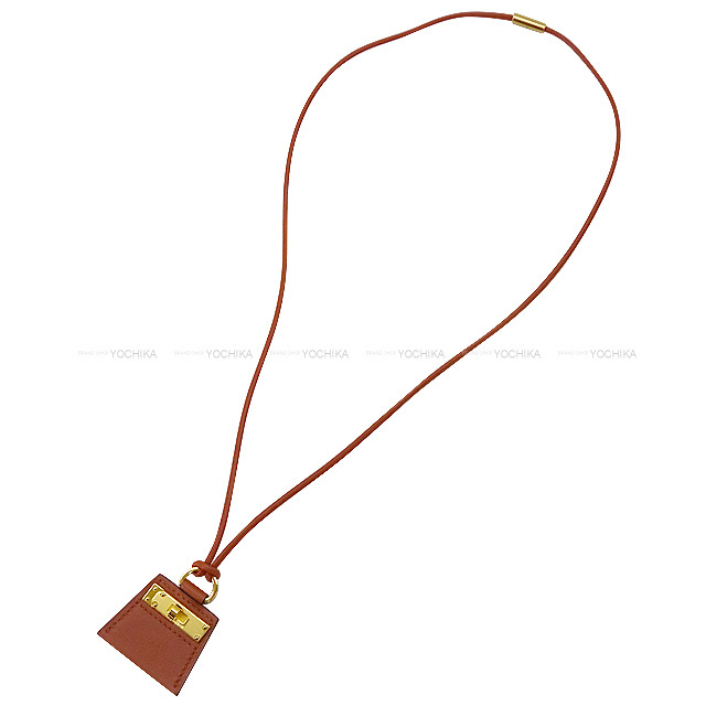 HERMES エルメス ネックレス モンプティケリー PM キュイーブル スイフト ゴールド金具 新品 HERMES エルメス ネックレス モンプティケリー PM キュイーブル スイフト ゴールド金具 新品