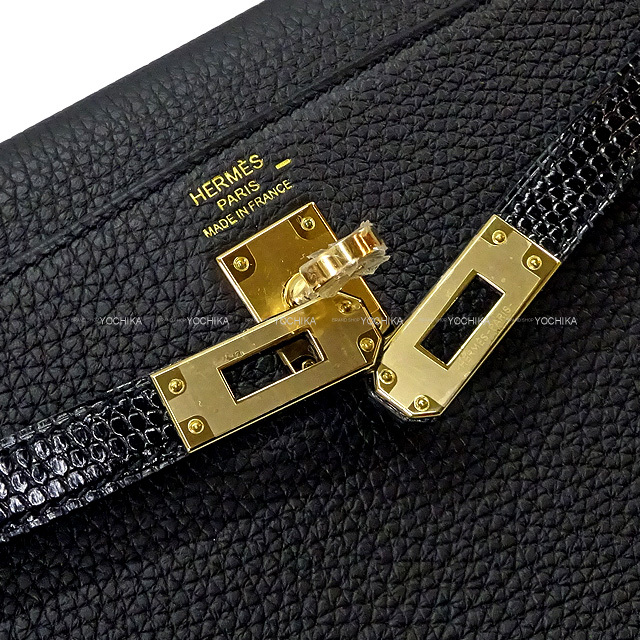 HERMES エルメス ショルダーバッグ ケリー25 内縫い タッチ 黒