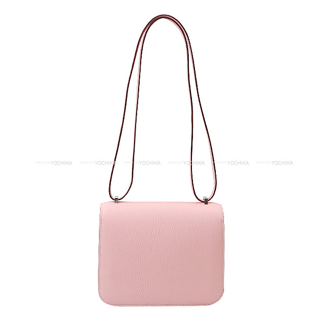 HERMES エルメス ショルダーバッグ コンスタンス3 ミニ 18 ローズ
