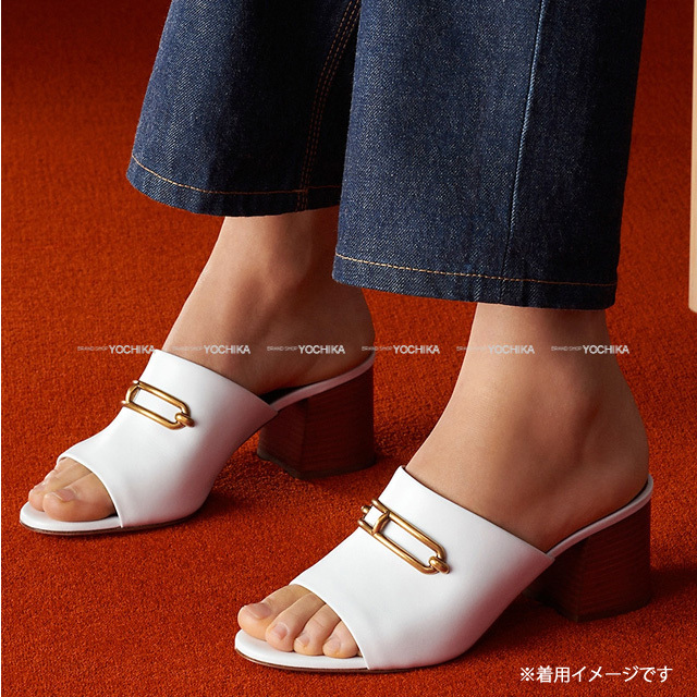 2021年 春夏 HERMES エルメス ミュール オープントゥ ヒール