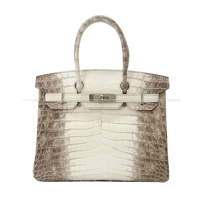 HERMES エルメス ハンドバッグ バーキン30 ヒマラヤ クロコダイルニ  