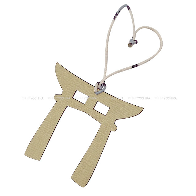 HERMES エルメス バッグチャーム プティアッシュ 鳥居 トレンチ  