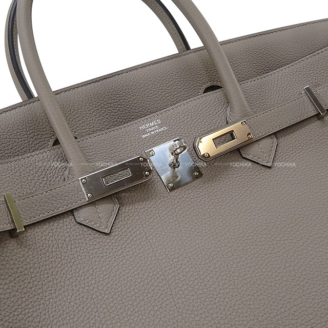 HERMES エルメス ハンドバッグ バーキン40 グリアスファルト トゴ
