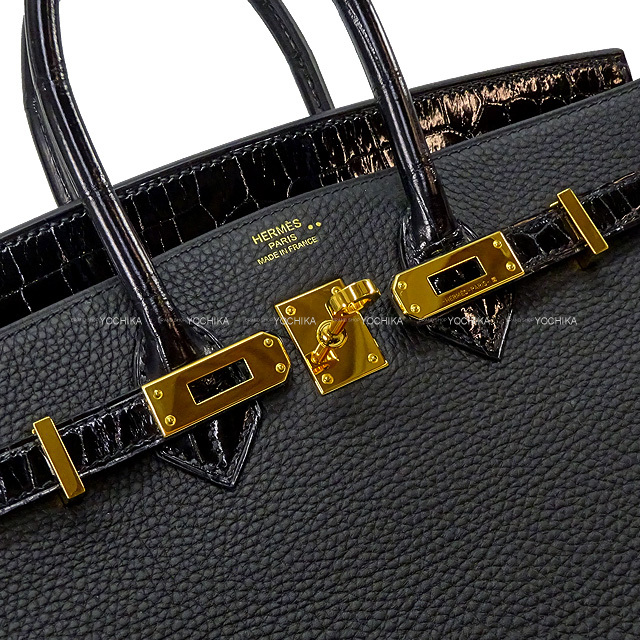 HERMES エルメス ハンドバッグ バーキン25 タッチ 黒 (ブラック