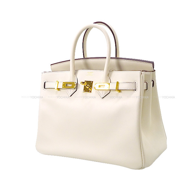 HERMES エルメス ハンドバッグ バーキン25 ナタ スイフト ゴールド金具