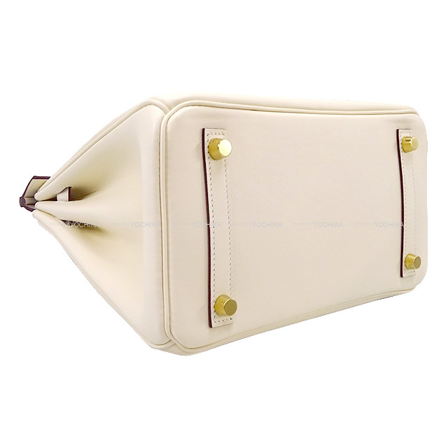 HERMES エルメス ハンドバッグ バーキン25 ナタ スイフト ゴールド金具