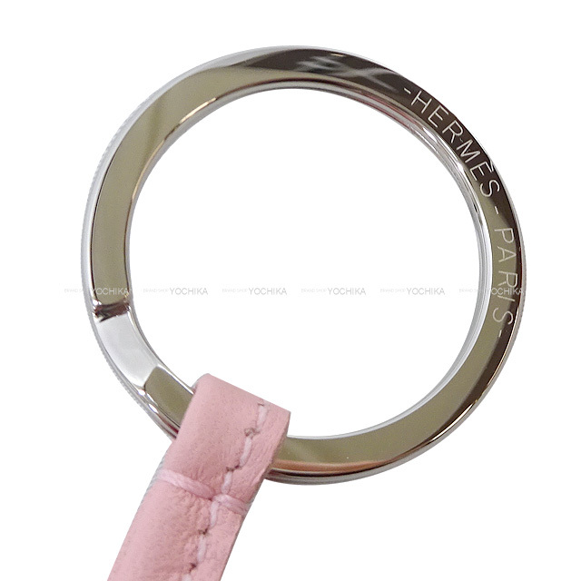 新品 HERMES カルメン トリコロール ピンク ローズサクラ 重苦しく