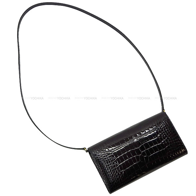 HERMES エルメス 長財布 コンスタンスロング トゥーゴー 黒 (ブラック  