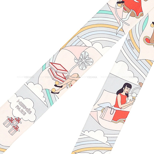 2022年春夏 HERMES エルメス スカーフ ツイリー 空飛ぶカレ  