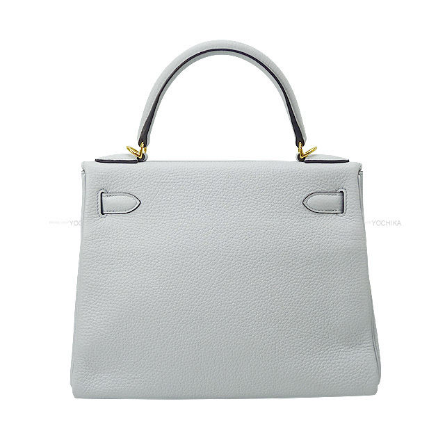 HERMES エルメス ショルダーバッグ ケリー28 内縫い ブルー