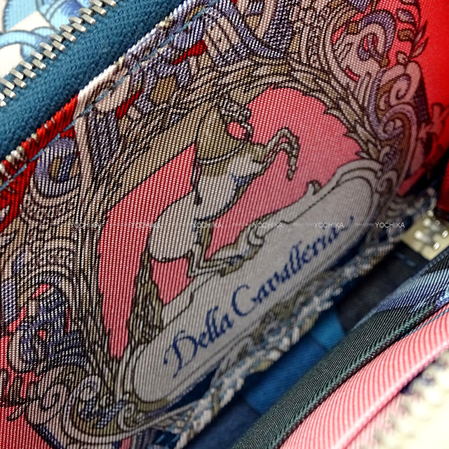 国内発送★HERMESシルクインコンパクト大人気デラカヴァデリア柄 HERMES エルメス 二つ折り財布 アザップシルクイン コンパクト