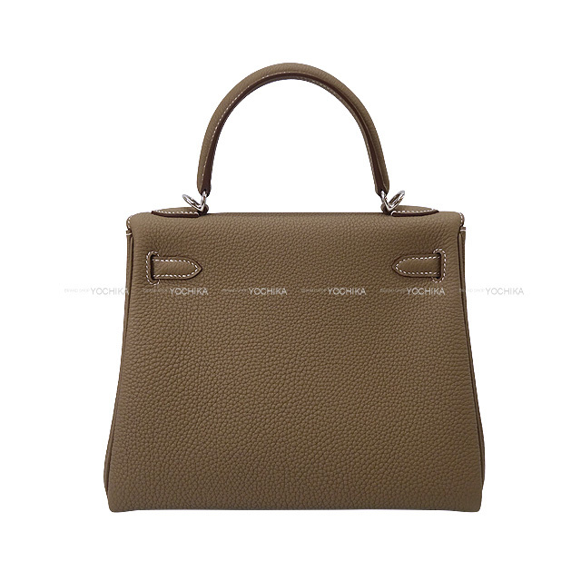 HERMES エルメス ショルダーバッグ ケリー25 内縫い エトープ