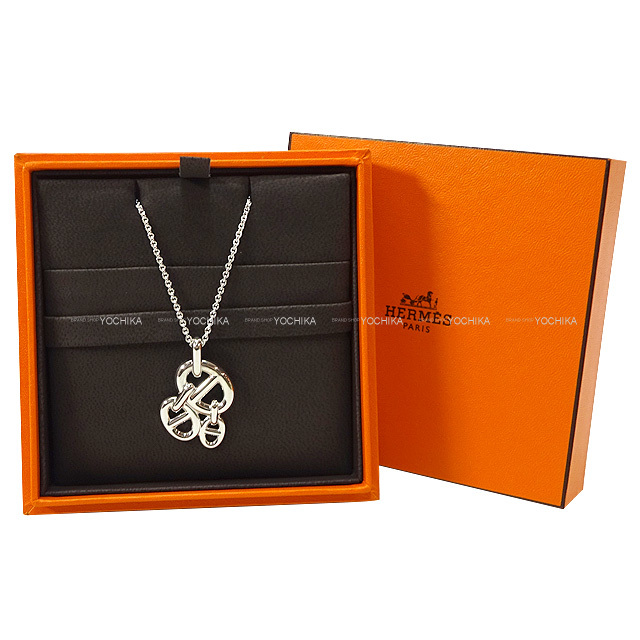 HERMES エルメス ネックレス シェーヌダンクル アンシェネ PM シルバー  