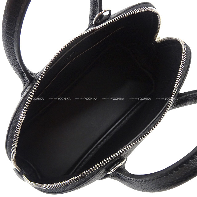 m*a様 極美品‼️HERMES 黒　ブラック　ボリード20　キャンバス 化粧ポ m*a様 極美品‼️HERMES 黒 ブラック ボリード20 キャンバス