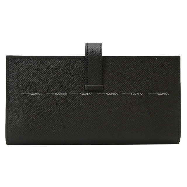 HERMES エルメス 長財布 ベアンスフレ ソーブラック