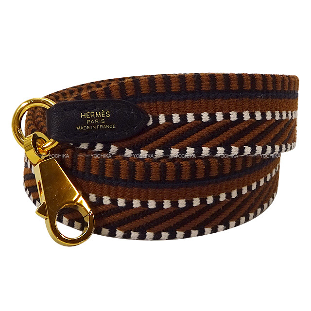 HERMES エルメス バンドリエール 25mm 105cm サングルカヴァル  