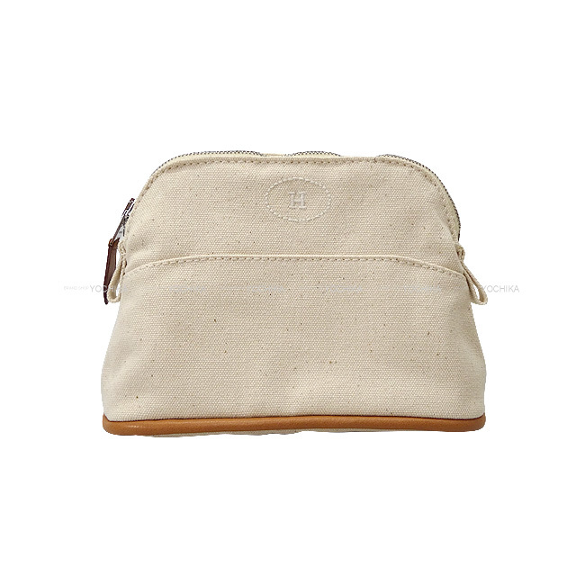 HERMES エルメス ポーチ ボリードポーチ ミニミニ エクリュ コットン  