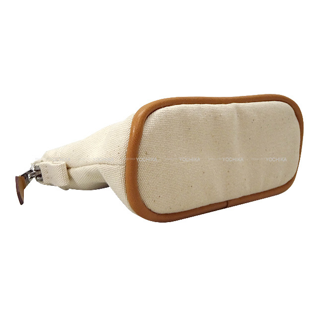 HERMES エルメス ポーチ ボリードポーチ ミニミニ エクリュ コットン  