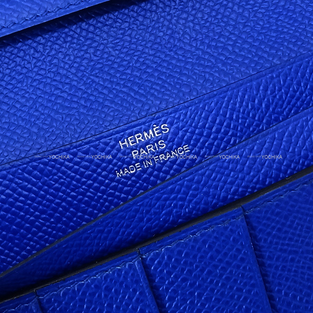 HERMES エルメス 長財布 ベアンスフレ ヴェルソ ブルーサフィール