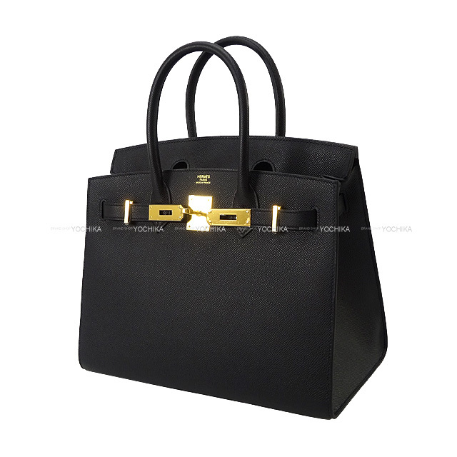 HERMES エルメス ハンドバッグ バーキン30 セリエ 外縫い 黒 (ブラック