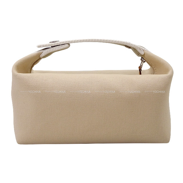 HERMES エルメス ポーチ ブリッドアブラック PM ナチュラル トワル  