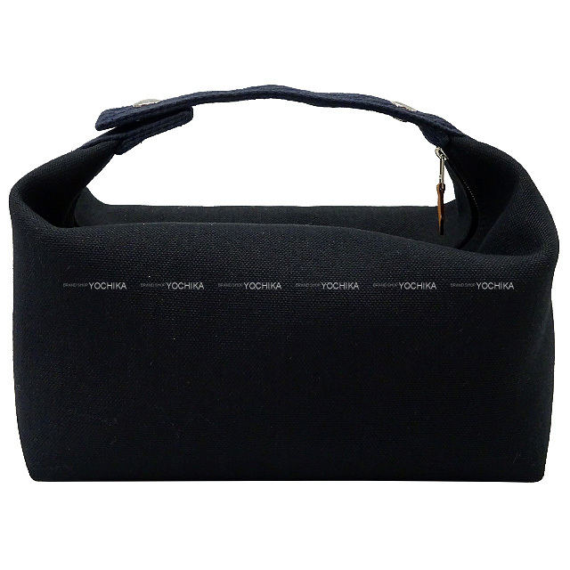 HERMES エルメス ポーチ ブリッドアブラック GM ジグザグ 黒 (ブラック 
