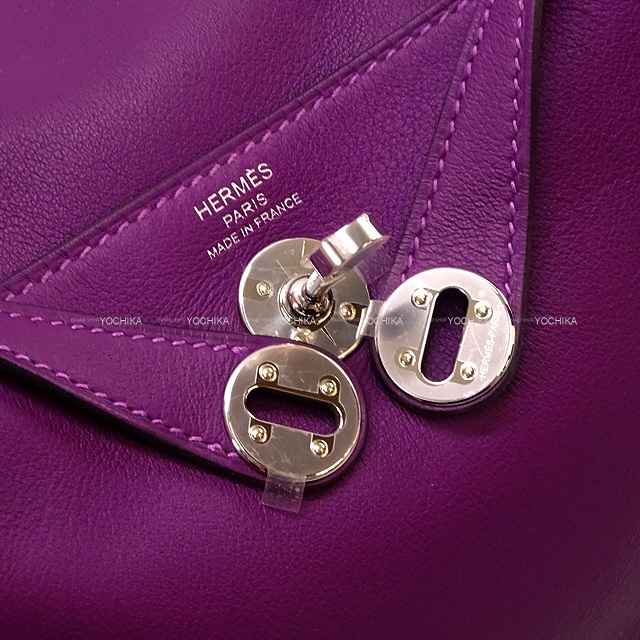 HERMES(エルメス) ショルダーバッグ美品  リンディ ミニ 20 アネモネ シルバー金具 HERMES エルメス ショルダーバッグ リンディ 20 ミニ アネモネ